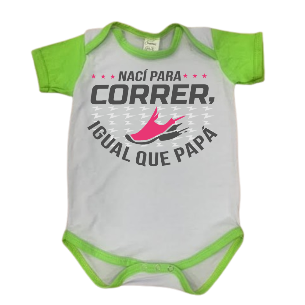 Body para bebe deportivo - IGUAL QUE PAPÁ