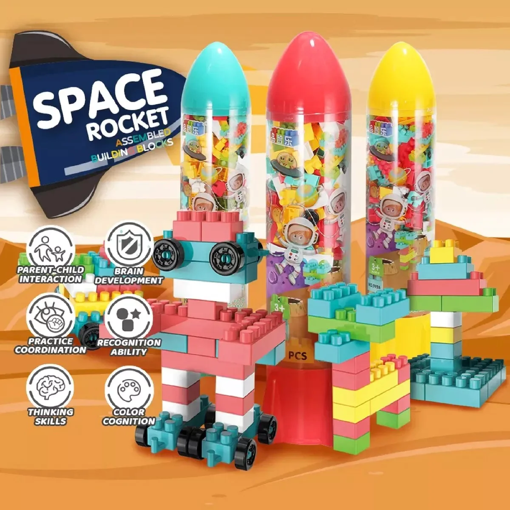 COHETE ARMATODO 370 PCS DIDÁCTICO NIÑOS