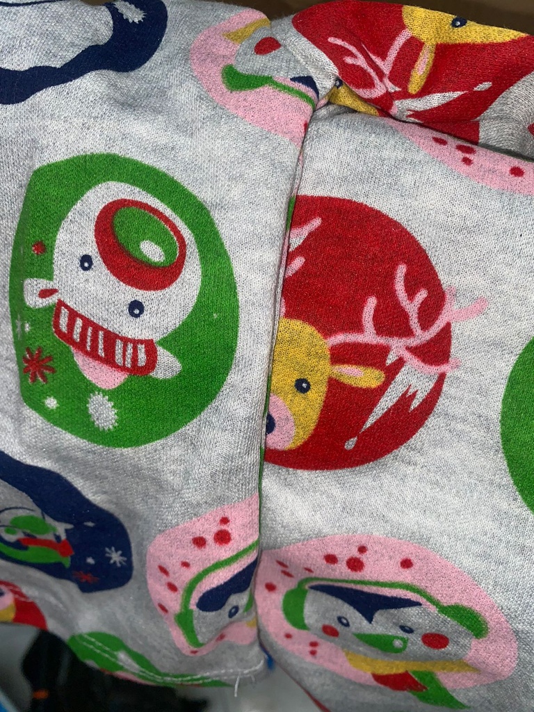 Pijama navidad Gris - circulos
