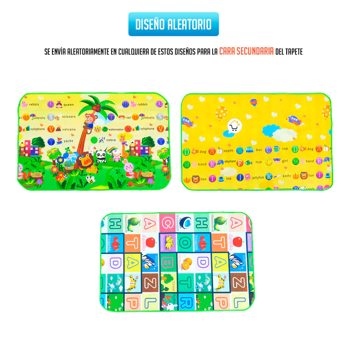Tapete infantil Grande doble faz - extra suave