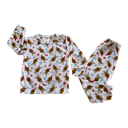 PIJAMA DOS PIEZAS BLANCO NAVIDAD