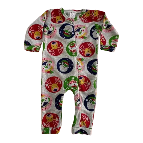 Pijama navidad Gris - circulos
