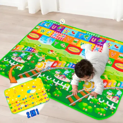 Tapete infantil Grande doble faz - extra suave